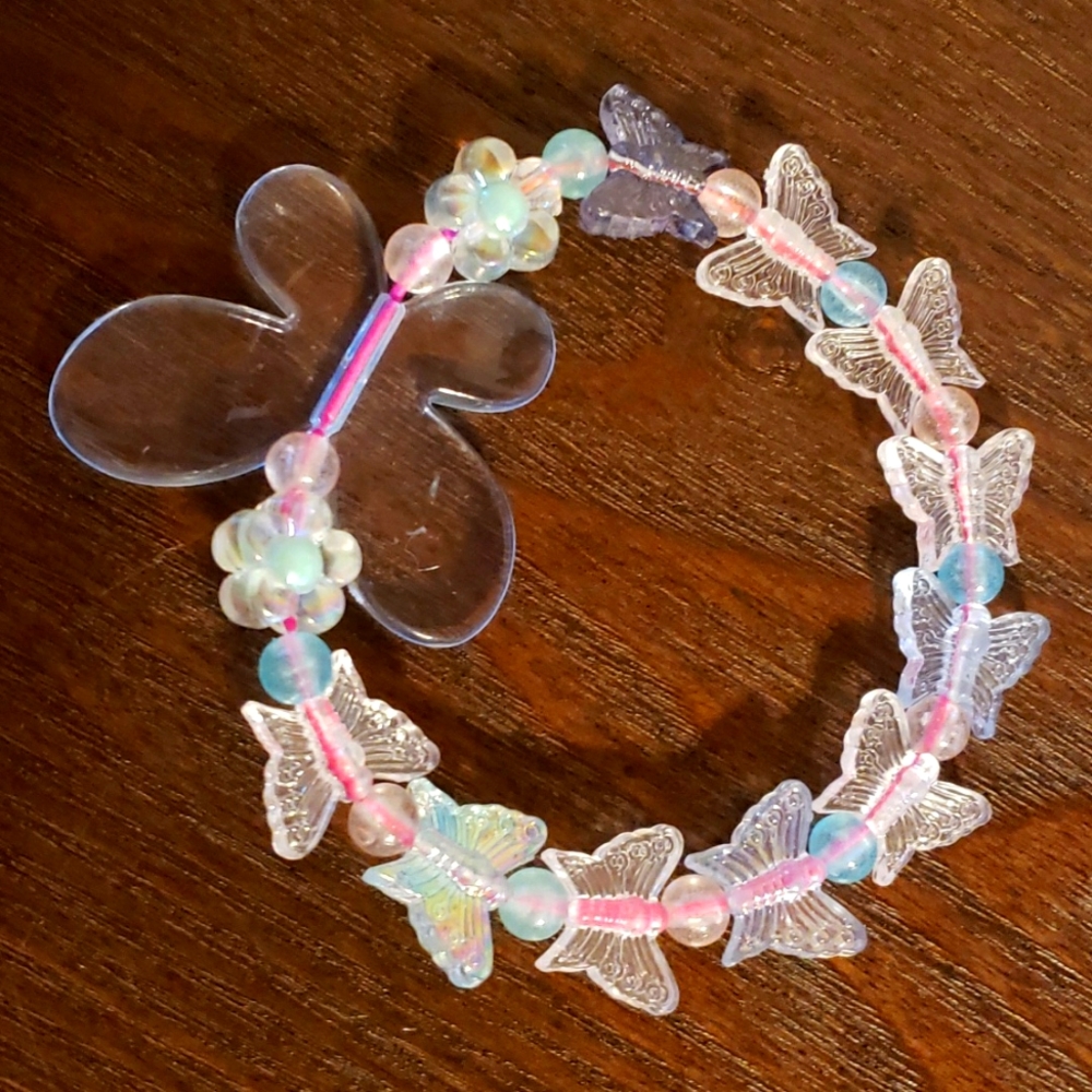 Home made bracelet: butterfly heaven